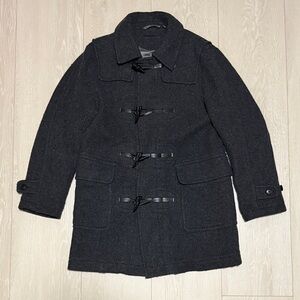 Uniqlo Charcoal Toggle Coat Jacket